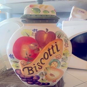 Vintage Nonni’s Biscotti Jar